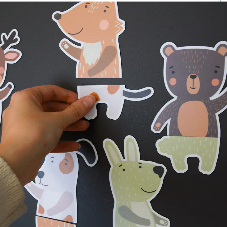 FERFLEX® Magnetic Stickers - FRIENDLY ANIMALS