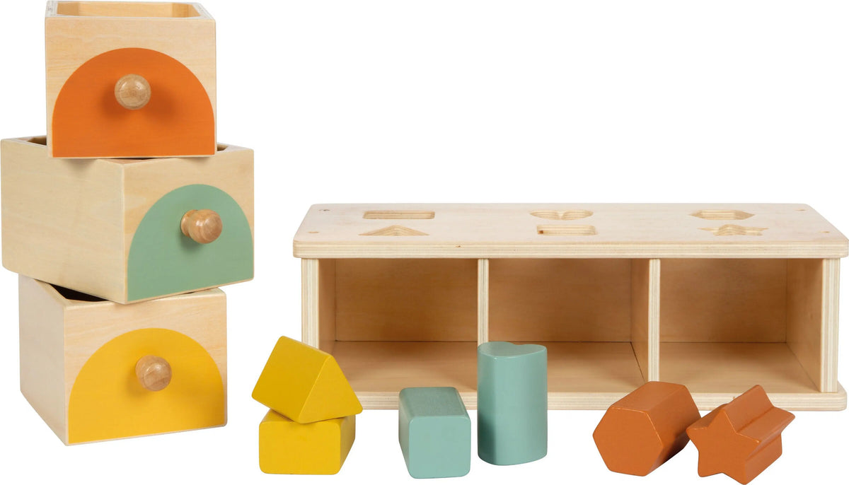 Montessori lesena igra za razvrščanje in zlaganje